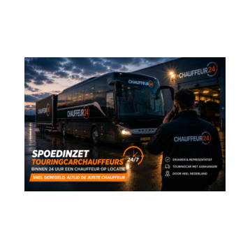 touringcarchauffeur met spoed nodig,